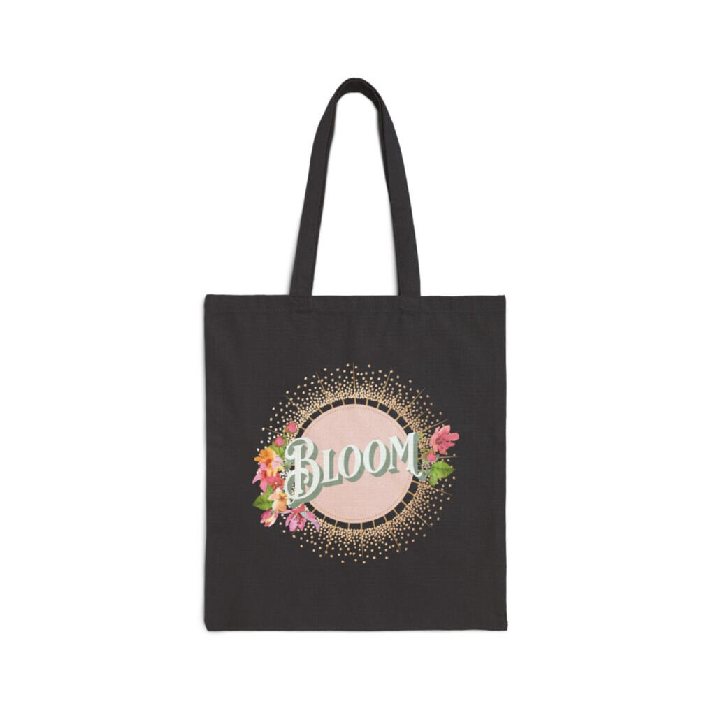 Cotton Tote Bag in Black | $24.